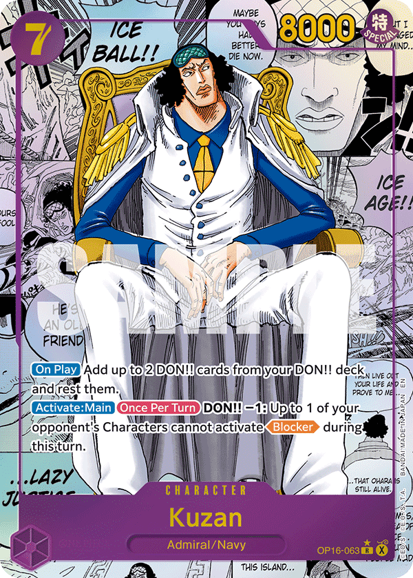 Kuzan (Aokiji) — R-SP (The Time of Battle)