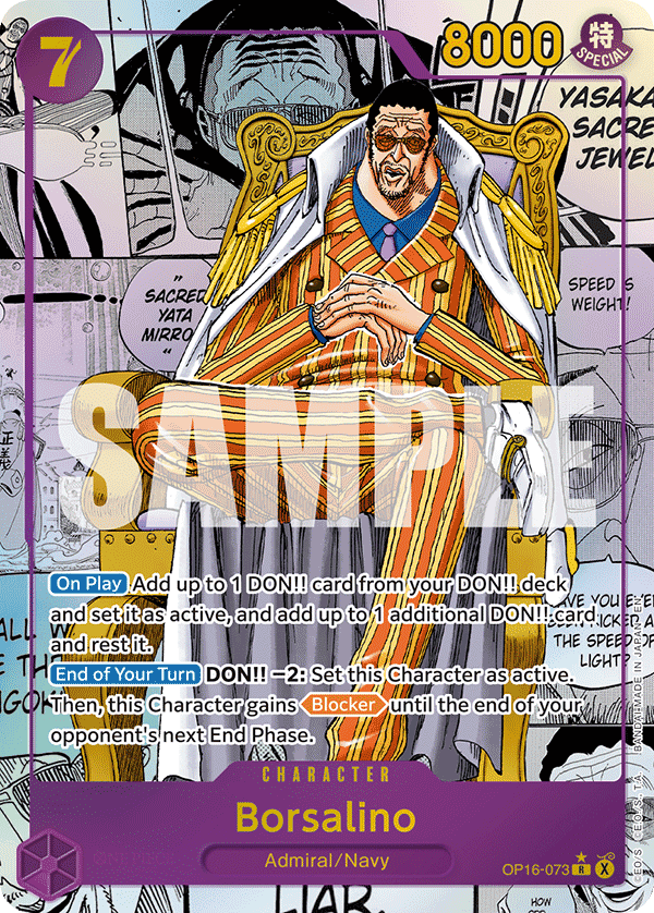 Borsalino (Kizaru) — R-SP (The Time of Battle)