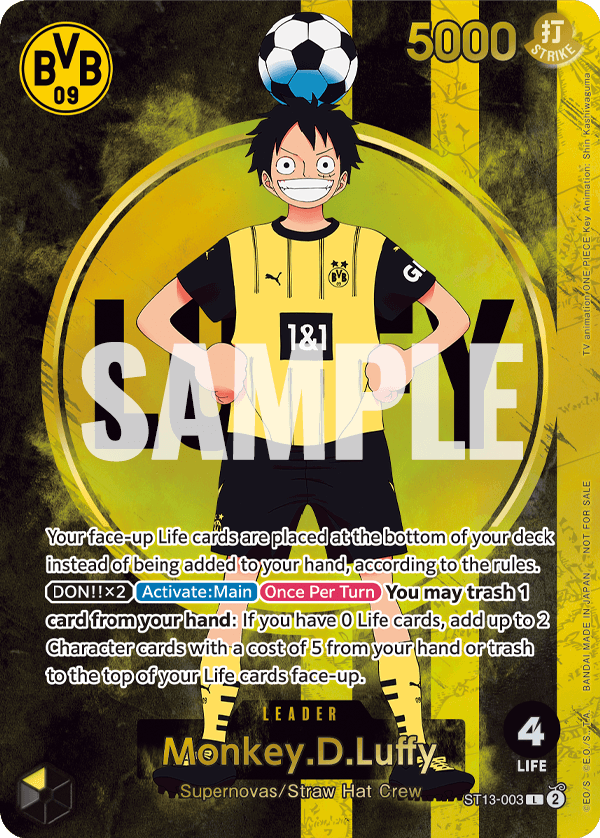 Monkey.D.Luffy (Gold-Text Leader Collection)