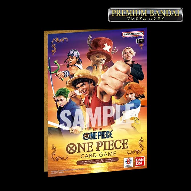 Official image of the Premium Card Collection Live Action Edition vol.2 Straw Hat Crew, from Bandai's product page