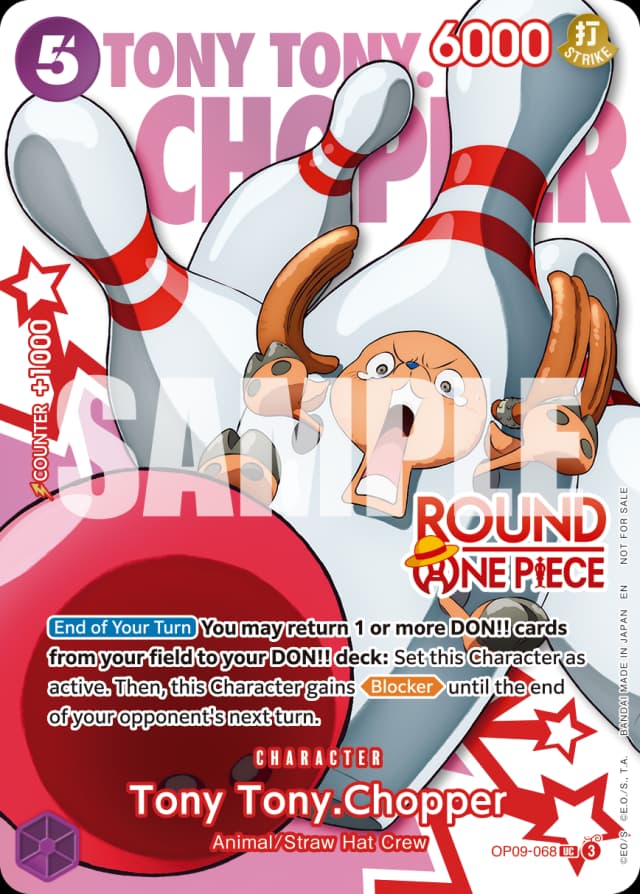 Tony Tony Chopper — Round1 × One Piece Card Game exclusive promo design