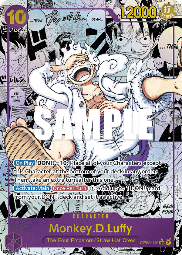 Monkey.D.Luffy — Manga Rare (OP05-119)
